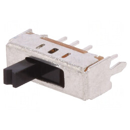 Comutator glisant Poz 3 SP3T 0,1A 12VDC ON-ON-ON THT OS | Electronic-mag.ro | Componente Electronice
