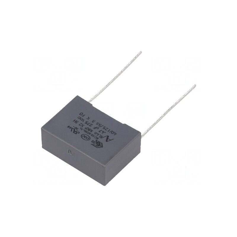 Condensator polipropilenă X2 R46 125C 470nF THT ±20% | Electronic-mag.ro | Componente Electronice Condensator polipropilenă X2 R46 125C 470nF THT ±20% | Electronic-mag.ro | Componente Electronice