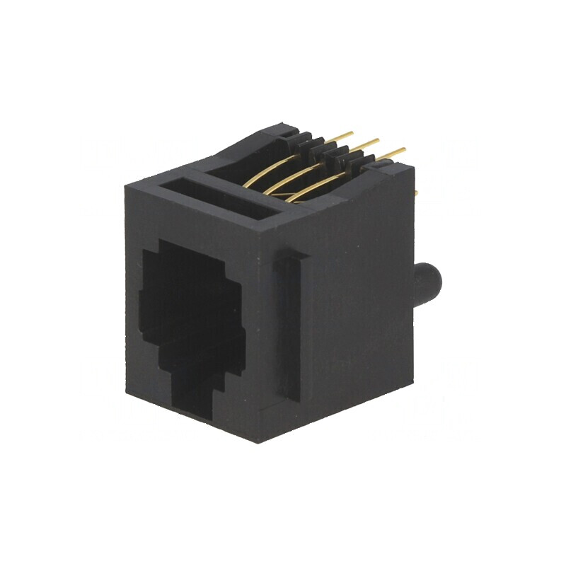 Conector RJ12 soclu 6 pini cu blocare panou poliester aurit | Electronic-mag.ro | Componente Electronice Conector RJ12 soclu 6 pini cu blocare panou poliester aurit | Electronic-mag.ro | Componente Electronice