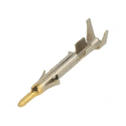 Pin tată alamă aurit 0,3-0,8mm2 22AWG-18AWG vrac | Electronic-mag.ro | Componente Electronice
