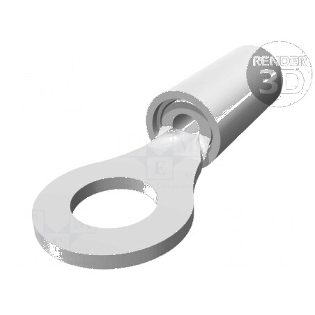 Vârf inelar M4 4,34mm crimpat pentru cablu izolat 0,8-0,9mm2 | Electronic-mag.ro | Componente Electronice
