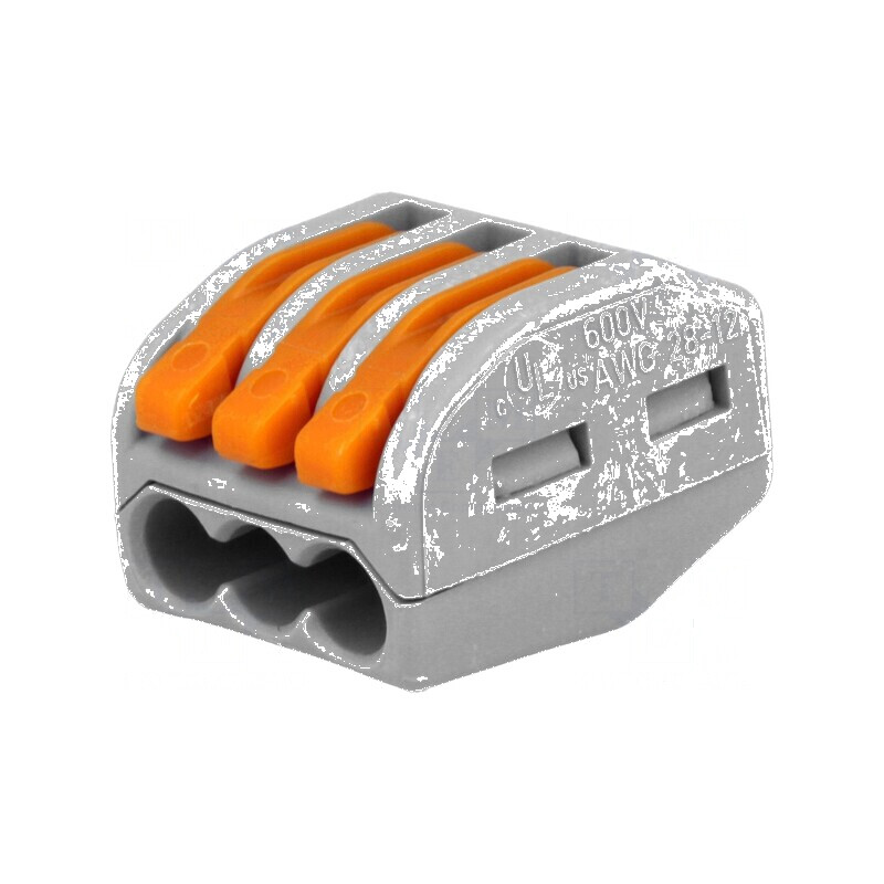 Bornă cu arc 222, eliberare rapidă, 0,08÷2,5mm², 400V, 32A | Electronic-mag.ro | Componente Electronice Bornă cu arc 222, eliberare rapidă, 0,08÷2,5mm², 400V, 32A | Electronic-mag.ro | Componente Electronice