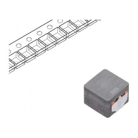 Inductor SMD 3,3uH 9,2A 14,41mΩ ±20% 4,8x6x6,4mm ETQP4M - Componentă electronică de înaltă performanță | Electronic-mag.ro | Componente Electronice