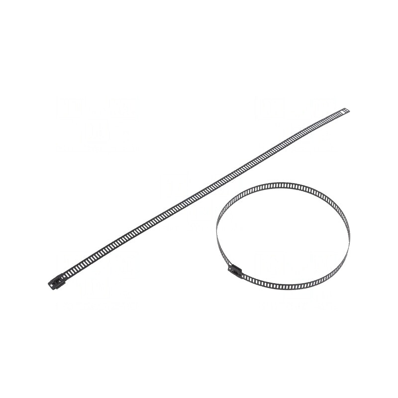 Colier de strângere din oțel inoxidabil AISI 304, Dimensiuni L: 300mm, W: 7mm | Electronic-mag.ro | Componente Electronice Colier de strângere din oțel inoxidabil AISI 304, Dimensiuni L: 300mm, W: 7mm | Electronic-mag.ro | Componente Electronice