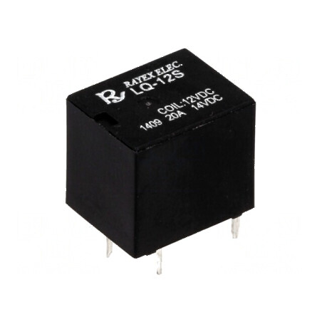Releu electromagnetic SPDT 12VDC 20A pentru autovehicule - componentă de înaltă performanță | Electronic-mag.ro | Componente Electronice