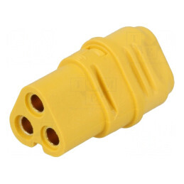 Conector alimentare DC MT30 mamă cu 3 pini pentru cablu lipire - Compatibilitate optimă | Electronic-mag.ro | Componente Electronice