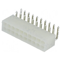 Conector cablu-placă soclu tată N42G 4,2mm PIN 20 THT 600V - Componentă electronică profesională | Electronic-mag.ro | Componente Electronice
