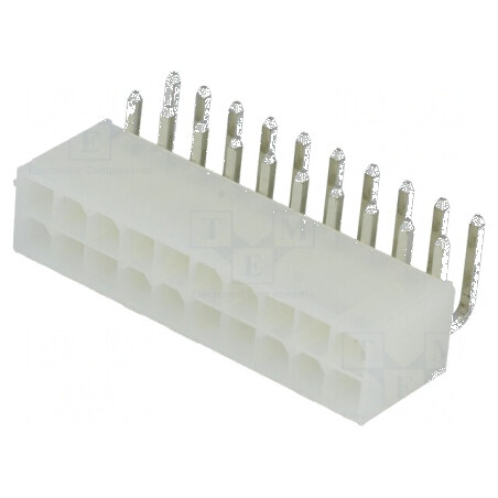 Conector cablu-placă soclu tată N42G 4,2mm PIN 20 THT 600V - Componentă electronică profesională | Electronic-mag.ro | Componente Electronice