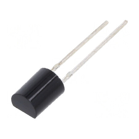 Fotodiodă THT 900nm 120° 30nA Plat 150mW - Dimensiuni: 5,05x6,5x3,7mm | Electronic-mag.ro | Componente Electronice