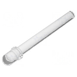 Tub LED rotund Ø5mm cu parte frontală convexă dreptă - accesoriu pentru iluminat | Electronic-mag.ro | Componente Electronice
