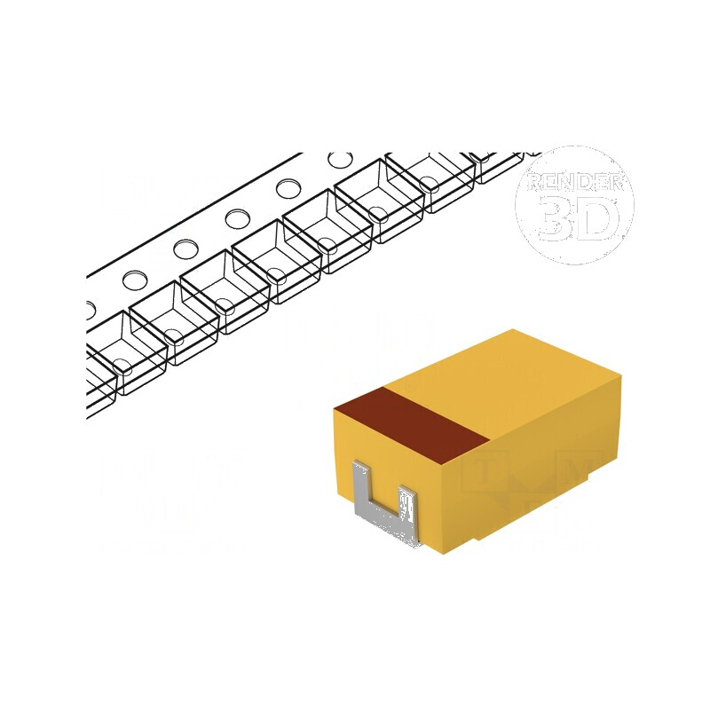 Condensator Tantal-Polimer Low ESR 33uF 25VDC D 2917 TCJ SMD - Componentă Electronică de Înaltă Performanță | Electronic-mag.ro | Componente Electronice Condensator Tantal-Polimer Low ESR 33uF 25VDC D 2917 TCJ SMD - Componentă Electronică de Înaltă Performanță | Electronic-mag.ro | Componente Electronice