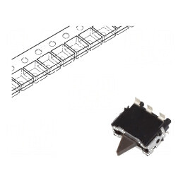 Comutator cu senzor Poz 3 SPDT 0,01A 5VDC 500mΩ Vertical - Dispozitiv de Control Electric Profesional | Electronic-mag.ro | Componente Electronice