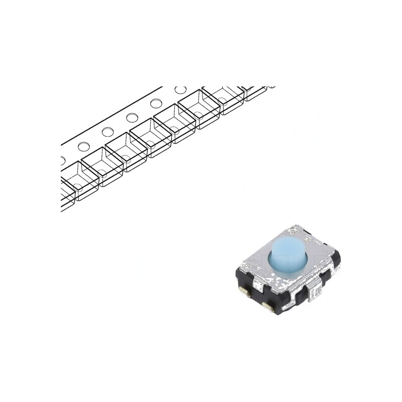 Microîntrerupător TACT SPST Poz: 2 0,02A/15VDC SMD fără EVQP2 - Comutator Compact pentru Circuit Electric | Electronic-mag.ro | Componente Electronice Microîntrerupător TACT SPST Poz: 2 0,02A/15VDC SMD fără EVQP2 - Comutator Compact pentru Circuit Electric | Electronic-mag.ro | Componente Electronice