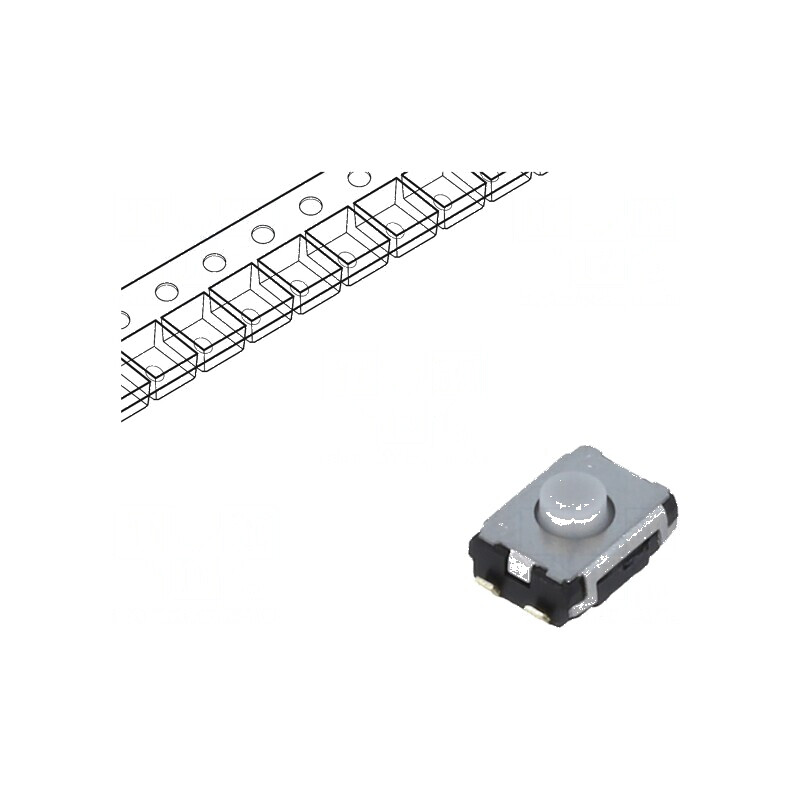 Microîntrerupător TACT SPST Pozitiv 2, 0,02A/15VDC SMT fără 2,5mm - Comutator Compact pentru Circuit Electric | Electronic-mag.ro | Componente Electronice Microîntrerupător TACT SPST Pozitiv 2, 0,02A/15VDC SMT fără 2,5mm - Comutator Compact pentru Circuit Electric | Electronic-mag.ro | Componente Electronice
