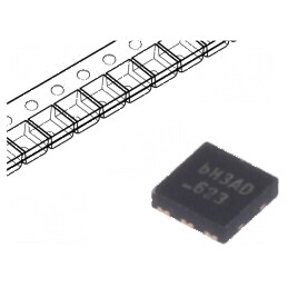 Tranzistor P-MOSFET Unipolar 20V 3,6A 1,4W MicroFET - Set de 2 Bucăți | Electronic-mag.ro | Componente Electronice