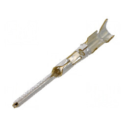 Pin tată 1,6mm argintat pentru cabluri 0,5÷1,5mm² 20AWG ECOMATE (C016) - Conector electric profesional | Electronic-mag.ro | Componente Electronice