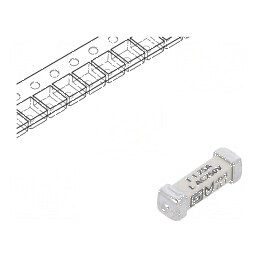 Siguranţă întârziere SMD 1,25A 250VAC 125VDC din cupru | Electronic-mag.ro | Componente Electronice