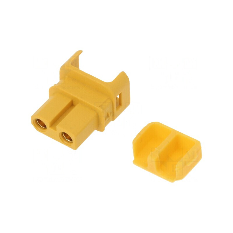 Conector Alimentare DC XT30 Mufă Mamă cu Cablu Lipire - PIN 2 | Electronic-mag.ro | Componente Electronice