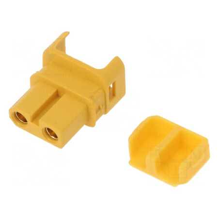 Conector Alimentare DC XT30 Mufă Mamă cu Cablu Lipire - PIN 2 | Electronic-mag.ro | Componente Electronice