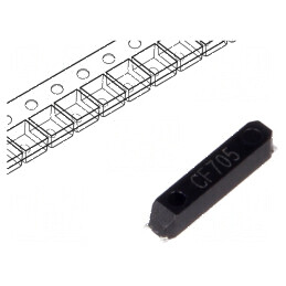 Rezonator cu cuarț 32,768kHz ±20ppm 12,5pF SMD, Raster 5,1mm - Componentă electronică de precizie | Electronic-mag.ro | Componente Electronice