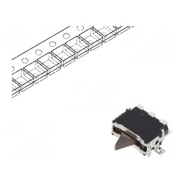 Comutator cu senzor Poz 3 SPDT 0,01A/5VDC 500mΩ Orizontal - Soluție de Comutare Profesională | Electronic-mag.ro | Componente Electronice