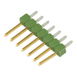 Conector AMPMODU MOD II, tată, şiruri pini 7 PIN THT | Electronic-mag.ro | Componente Electronice
