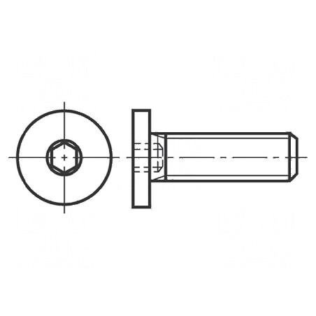 Şurub M6x30 cu Cap Rotund Imbus HEX 3mm din Oţel | Electronic-mag.ro | Componente Electronice