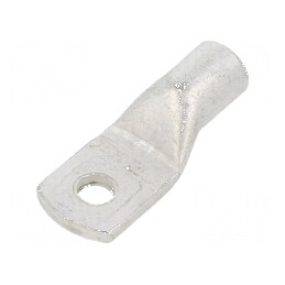 Vârf tubular M5 25mm² crimpat pe cablu cositorit 4AWG pentru conexiuni electrice profesionale | Electronic-mag.ro | Componente Electronice