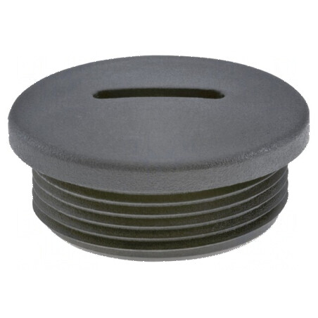 Capac de protecție PG29 IP54 din poliamidă neagră V-N-FS pentru cabluri de 8mm | Electronic-mag.ro | Componente Electronice
