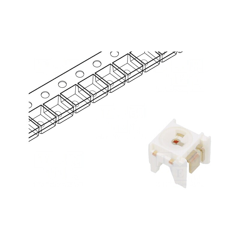 LED SMD PLCC2 Ambră 25,3-50,2lm 7100-18000mcd Dimensiuni 4,6x4,6x3,8mm | Electronic-mag.ro | Componente Electronice LED SMD PLCC2 Ambră 25,3-50,2lm 7100-18000mcd Dimensiuni 4,6x4,6x3,8mm | Electronic-mag.ro | Componente Electronice