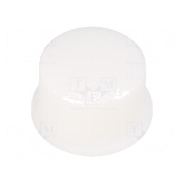 Tastă 5G Rotundă Albă Ø12mm H: 6,7mm pentru Dispozitive Electrice | Electronic-mag.ro | Componente Electronice