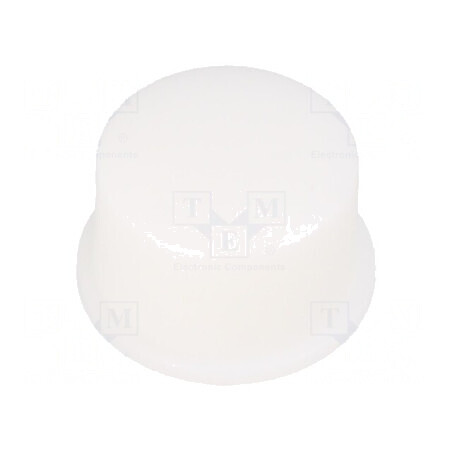 Tastă 5G Rotundă Albă Ø12mm H: 6,7mm pentru Dispozitive Electrice | Electronic-mag.ro | Componente Electronice