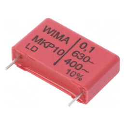 Condensator polipropilenă 100nF 26,5x6x15mm THT ±10% - Componentă electronică de calitate superioară | Electronic-mag.ro | Componente Electronice