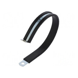Clipsuri Øbuclă din oţel 74mm, lățime 13mm, cu protecţie din EPDM | Electronic-mag.ro | Componente Electronice