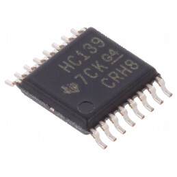 Decodor Demultiplexor Digital IC SMD 2-4 Linii, 2 Canale, 2-6VDC | Electronic-mag.ro | Componente Electronice