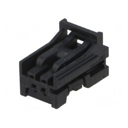 Conector Automotive Mufă Mamă Mini50 pe Cablu PIN 2 Neagră - Componente Electrice Auto | Electronic-mag.ro | Componente Electronice