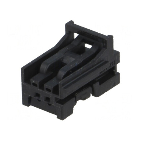 Conector Automotive Mufă Mamă Mini50 pe Cablu PIN 2 Neagră - Componente Electrice Auto | Electronic-mag.ro | Componente Electronice