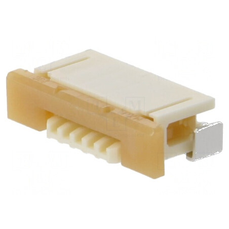Conector FFC/FPC Orizontal cu 5 Contacte Inferioare ZIF - Compatibilitate Avansată | Electronic-mag.ro | Componente Electronice