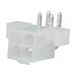 Conector cablu-placă soclu tată Mini-Fit Jr 4,2mm PIN 4 THT - Componentă electronică de înaltă calitate pentru conexiuni f | Electronic-mag.ro | Componente Electronice