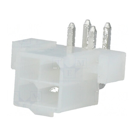Conector cablu-placă soclu tată Mini-Fit Jr 4,2mm PIN 4 THT - Componentă electronică de înaltă calitate pentru conexiuni f | Electronic-mag.ro | Componente Electronice