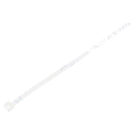 Colier de strângere din poliamidă 300mm x 7,6mm, rezistență 535N, natural | Electronic-mag.ro | Componente Electronice