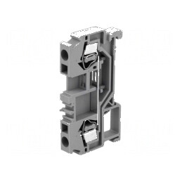 Conector Termic pentru Îmbinare Şine 0,2÷4mm², 2 Borne, Gri, Lăţime 6mm | Electronic-mag.ro | Componente Electronice