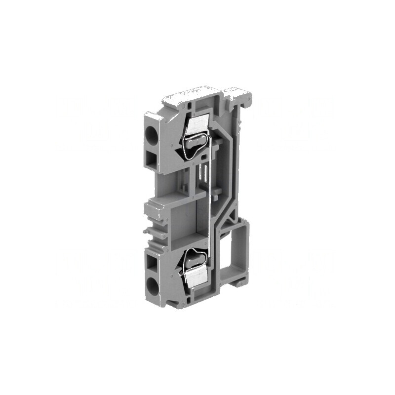 Conector Termic pentru Îmbinare Şine 0,2÷4mm², 2 Borne, Gri, Lăţime 6mm | Electronic-mag.ro | Componente Electronice