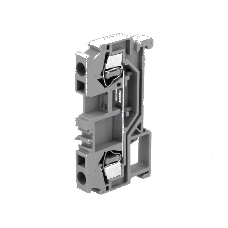 Conector Termic pentru Îmbinare Şine 0,2÷4mm², 2 Borne, Gri, Lăţime 6mm | Electronic-mag.ro | Componente Electronice