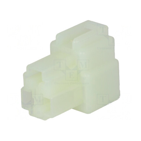FF 250 REC HSG 3P Nylon Natural - Conector de Nylon pentru Aplicații Industriale | Electronic-mag.ro | Componente Electronice
