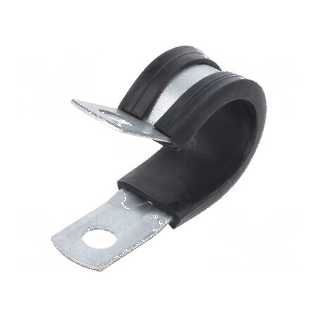 Clipsuri Øbuclă din oţel de 16mm cu protecţie din material EPDM | Electronic-mag.ro | Componente Electronice