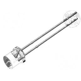 Fototranzistor 5mm cu lungime de undă maximă de 550nm și lentilă transparentă 70mW | Electronic-mag.ro | Componente Electronice