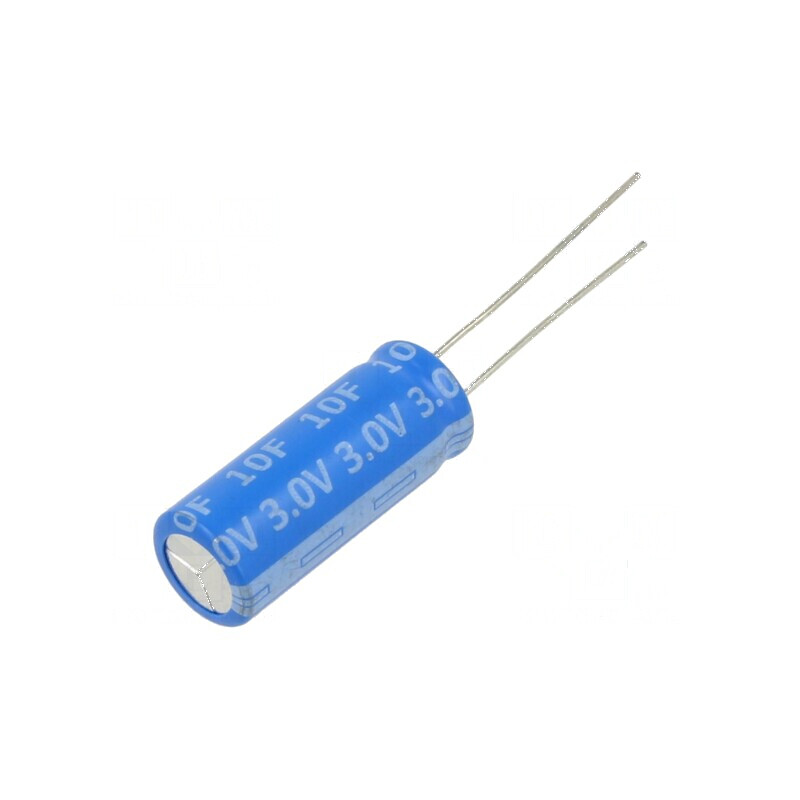 Supercondensator THT 10F 3VDC Ø10x25mm - Capacitate Mare pentru Stocare Energie | Electronic-mag.ro | Componente Electronice