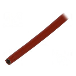 Manşon electroizolant din fibră de sticlă cărămiziu, rezistent la temperaturi între -60 şi 250°C | Electronic-mag.ro | Componente Electronice