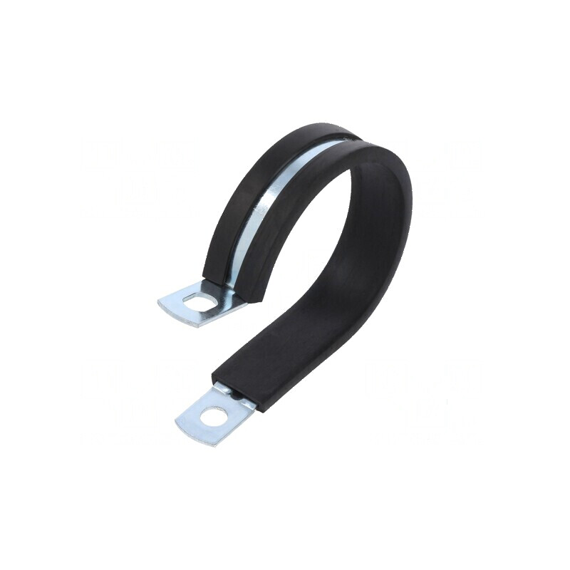 Clipsuri din oțel Ø buclă 41-44,5mm, lățime 13mm, orificiu montare 6,5mm, SL W1 | Electronic-mag.ro | Componente Electronice
